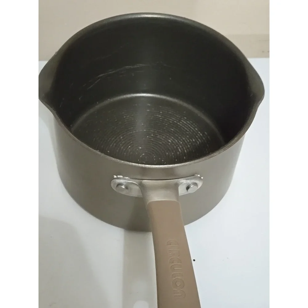 Circulon Premier Professional 2 Qt Straining Saucepan Nonstick Cookware